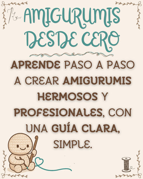 Amigurumis Desde Cero | Aprende Crochet y Crea Muñecos Hermosos Paso a Paso